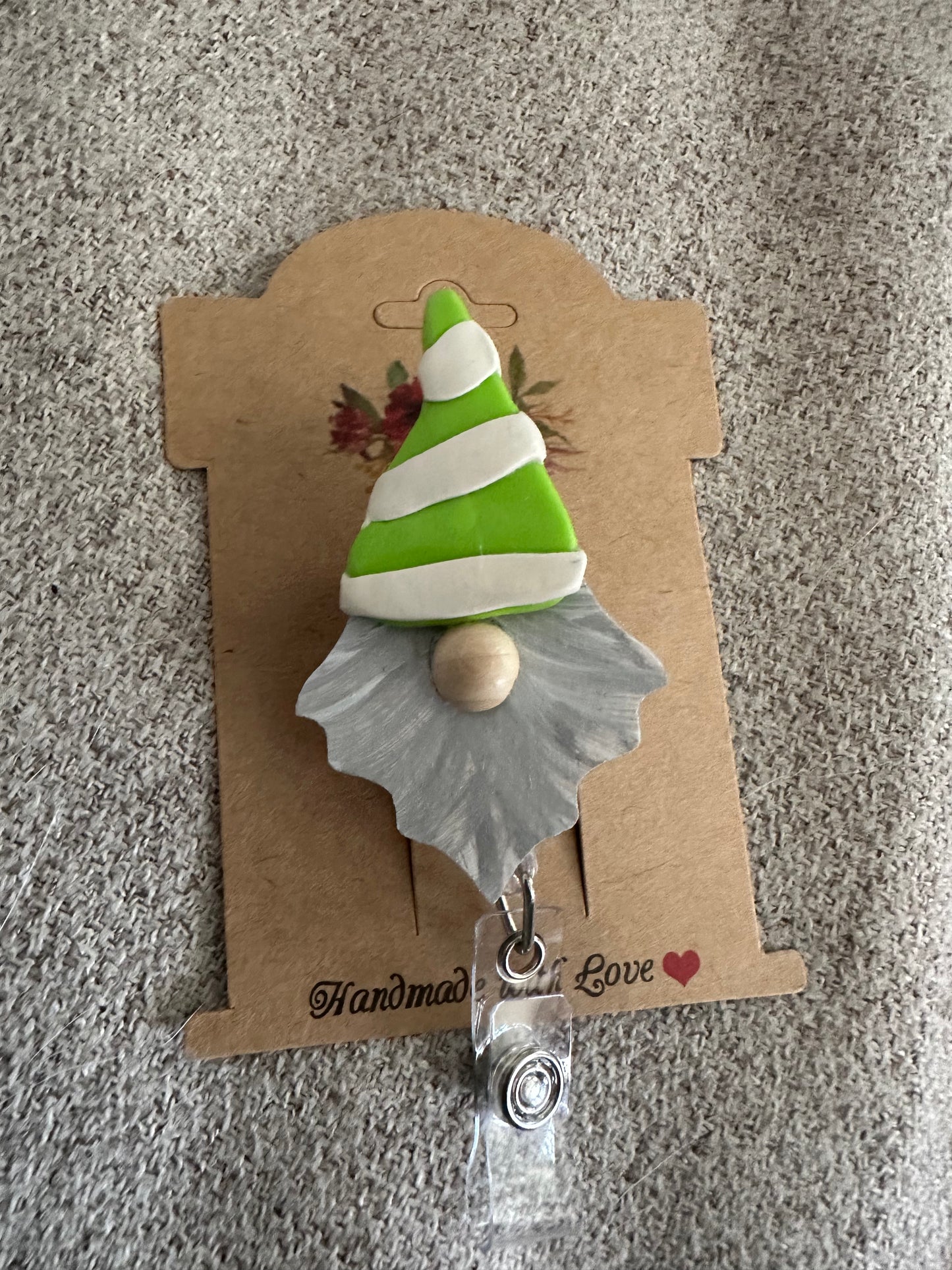 retractable gnome badge holder